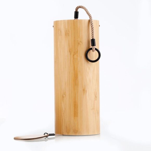 Bamboo Wind Chimes for Sound Therapy Zen Wind Chime Yoga C Chord Spring - Picture 1 of 9